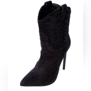 YSL Heeled Paris Cowboy Boot-Size 37